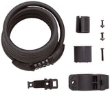 Planet Bike Quick Stop Cable Lock Cable Lock - Resettable Combo With Bracket