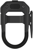 Hiplok DXF Wearable U-Lock With Frame Clip - 3.34 x 5.9 Keyed Black