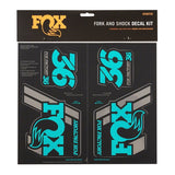 FOX Heritage Decal Kit for Forks and Shocks Turquoise