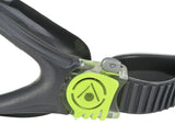 Aqua Sphere Kayenne Goggles - Gray/Lime with Mirrored Lens