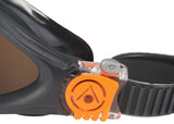 Aqua Sphere Kayenne Goggles - Gray/Orange with Brown Polarized Lens
