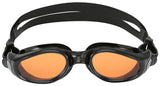 Aqua Sphere Kaiman Goggles - Black with Amber Lens
