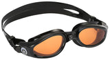 Aqua Sphere Kaiman Goggles - Black with Amber Lens