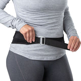 Nathan Adjustable Fit Zipster Running Belt - Black One Size