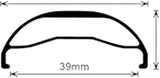 Velocity Dually Rim 26 Disc Black 32h Clincher