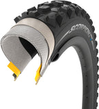 Pirelli, Scorpion Enduro S, Tire, 27.5x2.60, Folding, Tubeless Ready, Smartgrip, HardWALL, 60TPI, Black