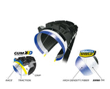 Michelin, Wild Enduro Front, Tire, 27.5''x2.40, Folding, Tubeless Ready, GUM-X, GravityShield, 60TPI, Black