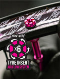 Muc-Off V2 Tubeless Valve Presta 80mm Red Pair