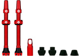 Muc-Off V2 Tubeless Valve Presta 80mm Red Pair