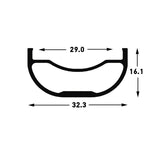 Stans No Tubes, Flow MK3, Wheel, Rear, 29'' / 622, Holes: 32, 12mm TA, 148mm, Disc IS 6-bolt, SRAM XD