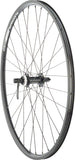 Quality Wheels Value Double Wall Series Rim+Disc Front Wheel - 26 QR x 100mm